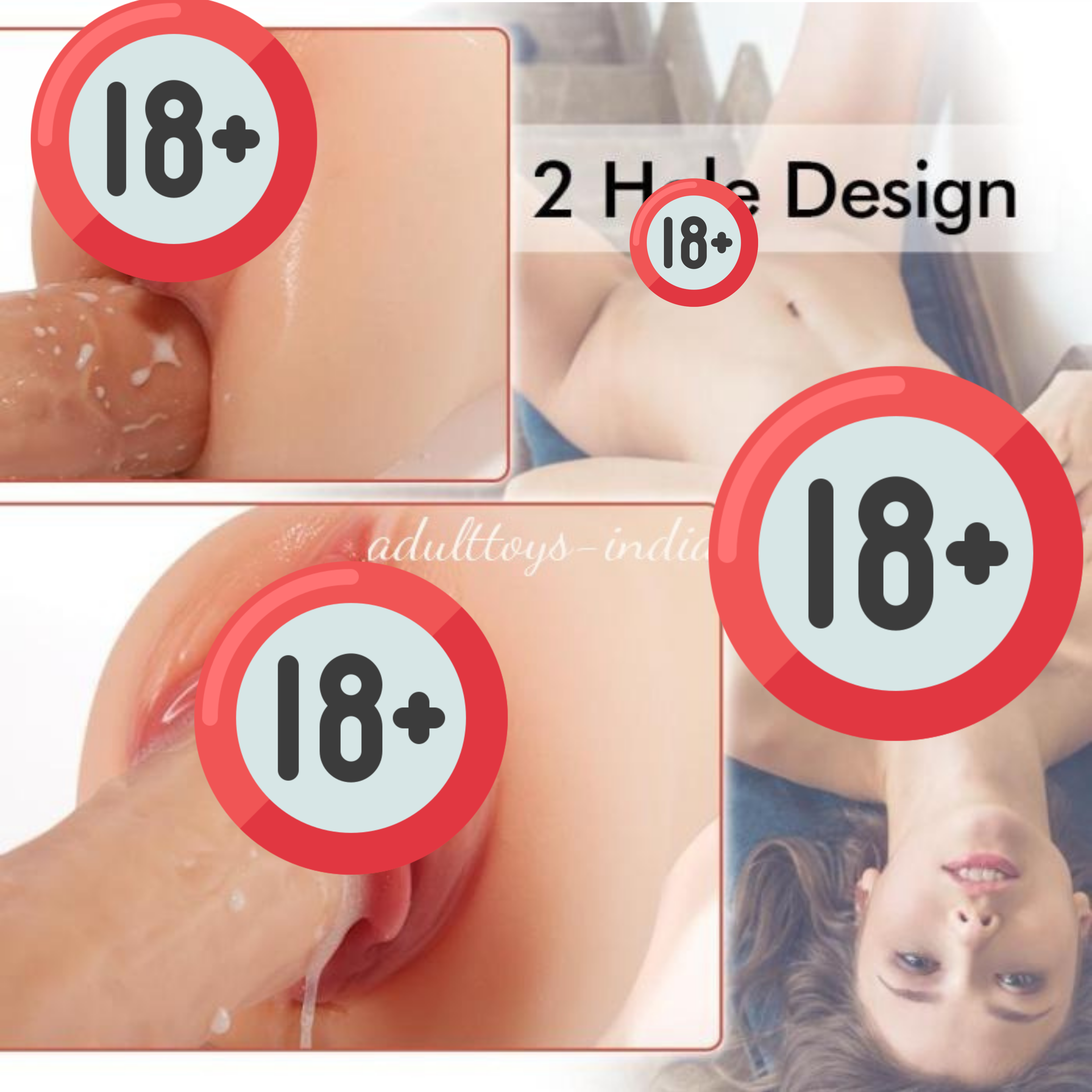 7.1 Inch Tight Va*ina Anal Dual-Channel Pocket Pus*y